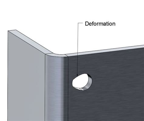 hole in sheet metal|sheet metal corner relief chart.